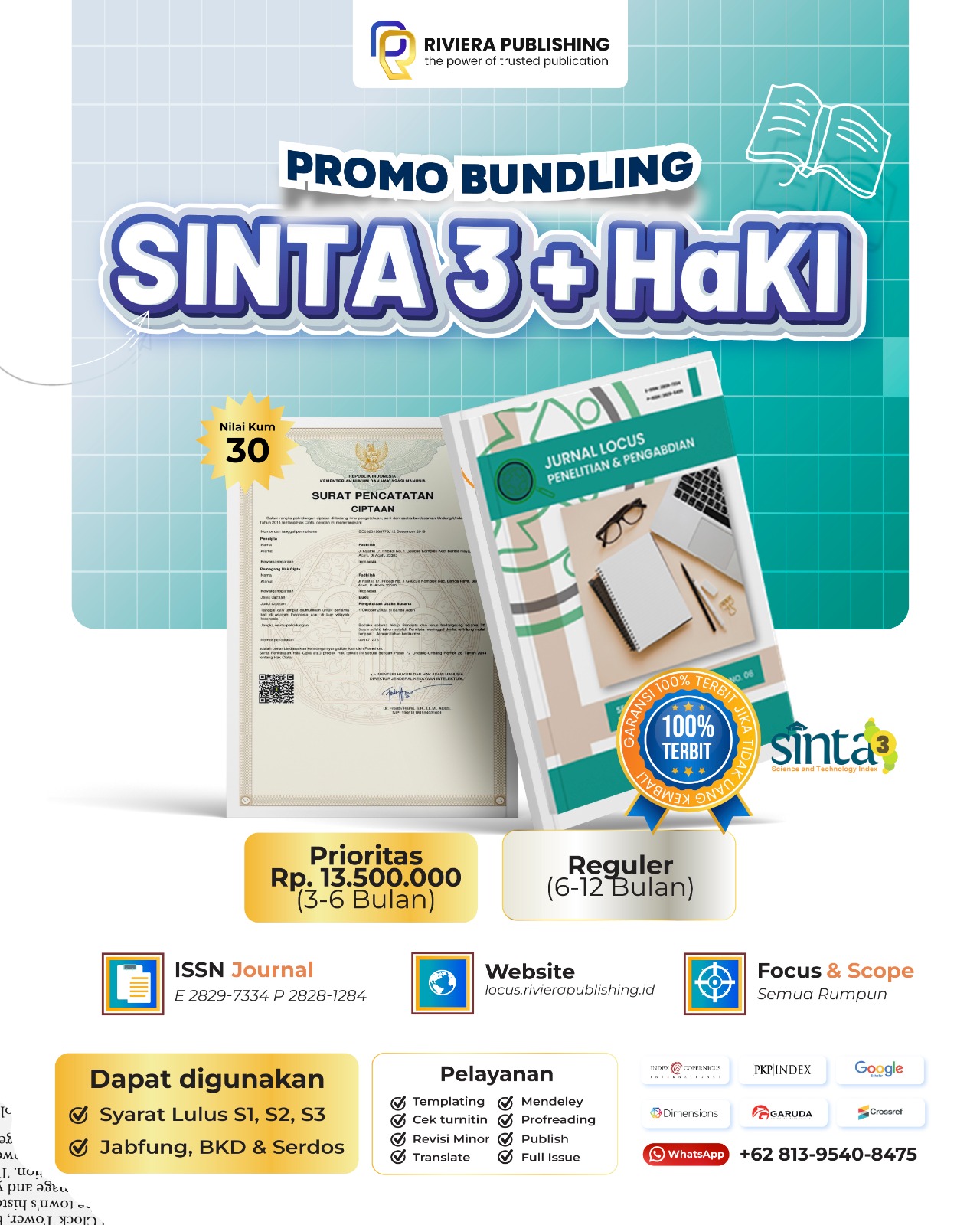 Promo Sinta 3 + HaKI
